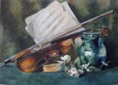 BROMEL Carl Still-life With Violin BROMEL Carl Still-life With Violin