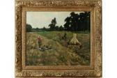 BRON Louis Landscape With Farm Workers BRON Louis Landscape With Farm Workers