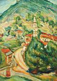 BRONSTEIN Joseph Village En Montagne BRONSTEIN Joseph Village En Montagne