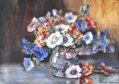 BROOM Marion L. Anenomes And Delphiniums BROOM Marion L. Anenomes And Delphiniums