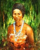 BROPHY Elizabeth Liz Portrait Of A Native Woman BROPHY Elizabeth Liz Portrait Of A Native Woman
