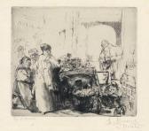BROUET Auguste Dans La Rue * Le Picotin * Scène D'interieur * BROUET Auguste Dans La Rue * Le Picotin * Scène D'interieur *