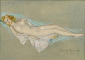 BROUGH Walter H. Portrait Of A Reclining Nude BROUGH Walter H. Portrait Of A Reclining Nude