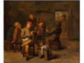BROUWER Adriaen Raucher Und Trinker In Einer Kaschemme BROUWER Adriaen Raucher Und Trinker In Einer Kaschemme
