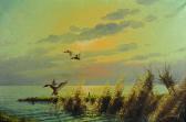 BROUWER Gien An Evening River Landscape BROUWER Gien An Evening River Landscape