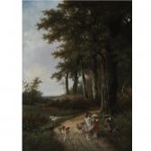 BROUWER Pieter Hendrik Children Picking Flowers In A Park BROUWER Pieter Hendrik Children Picking Flowers In A Park