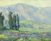 BROWN Benjamin Chambers Mount Lowe And Lupines BROWN Benjamin Chambers Mount Lowe And Lupines