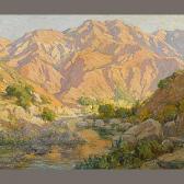 BROWN Benjamin Chambers The Barren Peak, Sespe Canyon, California BROWN Benjamin Chambers The Barren Peak, Sespe Canyon, California