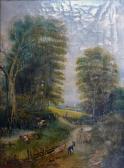 BROWN George T. Animals On A Woodland Path BROWN George T. Animals On A Woodland Path