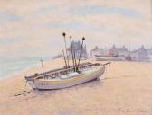 BROWN Hugh Boycott Boats On The Shore At Aldeburgh BROWN Hugh Boycott Boats On The Shore At Aldeburgh