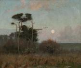 BROWN John Alfred Arnesby Landscape At Dusk BROWN John Alfred Arnesby Landscape At Dusk