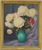 BROWN Mae Bennett Still Life With Peonies BROWN Mae Bennett Still Life With Peonies