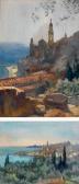 BROWN May Marshall Deux Vues De Menton BROWN May Marshall Deux Vues De Menton