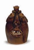 Brown Robert Face Jug With Teeth Brown Robert Face Jug With Teeth