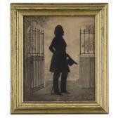 BROWN William Henry Silhouette Portrait Of John Bell Tilden BROWN William Henry Silhouette Portrait Of John Bell Tilden