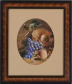 BROWN William Mason Still Life With Fruit And Basket BROWN William Mason Still Life With Fruit And Basket