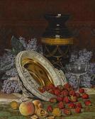 BROWN William Mason Still Life With Strawberries And Lilacs BROWN William Mason Still Life With Strawberries And Lilacs