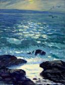 BROWNE Alfred J. Warne Untitled - Rocky Shoreline BROWNE Alfred J. Warne Untitled - Rocky Shoreline