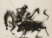 BROWNE Byron George The Picador And Bull BROWNE Byron George The Picador And Bull