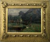 BROWNE Edward Landscape With Cottage BROWNE Edward Landscape With Cottage
