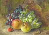 BROWNE G.T. Still Life With Apples And Grapes BROWNE G.T. Still Life With Apples And Grapes