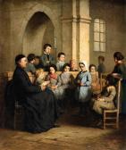 BROWNE Henriette Reading The Bible BROWNE Henriette Reading The Bible