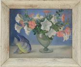 browne margaret fitzhugh Still Life With Petunias browne margaret fitzhugh Still Life With Petunias