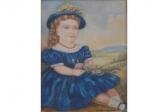 BROWNE Norah C Portrait Of A Young Girl BROWNE Norah C Portrait Of A Young Girl