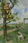 BROWNE Tom Safe Fora While! Escape From A Wild Dog In The Branches Of A Tree BROWNE Tom Safe Fora While! Escape From A Wild Dog In The Branches Of A Tree