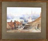 BROWNLOW Stephen A View Of Newcastle Along The River From The East BROWNLOW Stephen A View Of Newcastle Along The River From The East