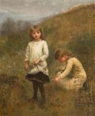 BROWNSCOMBE Jennie Augusta Gathering Flowers BROWNSCOMBE Jennie Augusta Gathering Flowers