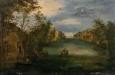 BRUEGHEL Jan I Paysage Fluvial Animé De Personnages BRUEGHEL Jan I Paysage Fluvial Animé De Personnages