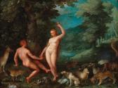 BRUEGHEL Jan I The Temptation Of Adam In Paradise BRUEGHEL Jan I The Temptation Of Adam In Paradise