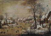 BRUEGHEL Pieter II La Trappe Aux Oiseaux BRUEGHEL Pieter II La Trappe Aux Oiseaux