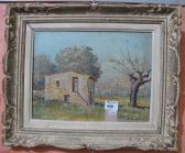 BRUN Harald An Italianate Landscape With Cottage BRUN Harald An Italianate Landscape With Cottage