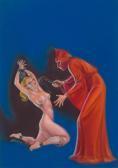 BRUNDAGE Margaret The Albino Deaths, Weird Tales Pulp Cover BRUNDAGE Margaret The Albino Deaths, Weird Tales Pulp Cover