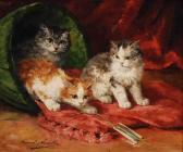 BRUNEL DE NEUVILLE Alfred Arthur Spielende Katzen BRUNEL DE NEUVILLE Alfred Arthur Spielende Katzen