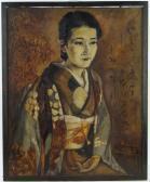 BRUNNER Elizabeth Portrait Of A Japanese Woman BRUNNER Elizabeth Portrait Of A Japanese Woman