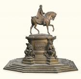BRUNOW Ludwig Model Of The Equestrian Monument Of Friedrich Franz Ii. Von Mecklenburg-schwerin BRUNOW Ludwig Model Of The Equestrian Monument Of Friedrich Franz Ii. Von Mecklenburg-schwerin