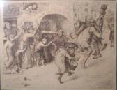 BRYDEN Robert 'illustrations-robert Burns, The De'ils Awa Wi' The Exiseman', Etchings, 22cm X 28.5cm, Framed BRYDEN Robert 'illustrations-robert Burns, The De'ils Awa Wi' The Exiseman', Etchings, 22cm X 28.5cm, Framed