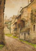 BUBENICEK Jindrich A Street In Krumlov BUBENICEK Jindrich A Street In Krumlov