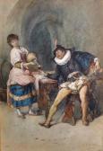 BUCCIARELLI Daniele A Tavern Scene With Figures BUCCIARELLI Daniele A Tavern Scene With Figures