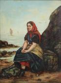 BUCHER J Girl Sitting By The Sea BUCHER J Girl Sitting By The Sea