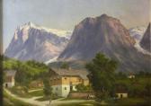 BUCHLER W. Maisons Au Pied Du Glacier BUCHLER W. Maisons Au Pied Du Glacier