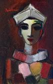 BUCHNER Carl Adolph Harlequin Wearing A Sailor's BUCHNER Carl Adolph Harlequin Wearing A Sailor's