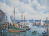 BUCHTA Anthony Boats In Harbor BUCHTA Anthony Boats In Harbor