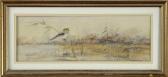 BUCKING E. Marsh With Bird BUCKING E. Marsh With Bird