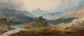 BUCKLEY Charles Frederick "flusslandschaft Mit Besuchern Undbootsfahrer (richmond Park)" BUCKLEY Charles Frederick "flusslandschaft Mit Besuchern Undbootsfahrer (richmond Park)"