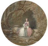 buckley john edmund Portrait Of A Lady Seated Outside A Grotto (illustrated) buckley john edmund Portrait Of A Lady Seated Outside A Grotto (illustrated)