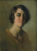 BUCKMASTER Ernest William Portrait Of Florence BUCKMASTER Ernest William Portrait Of Florence